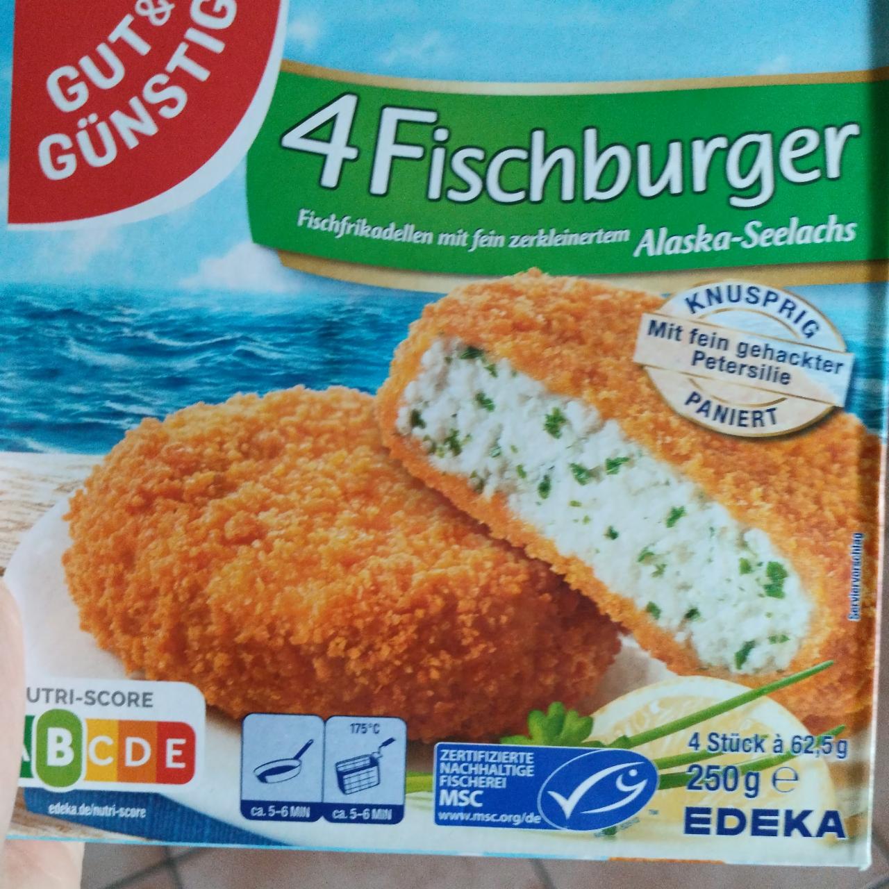 Zdjęcia - Fischburger Gut & Gunstig Edeka