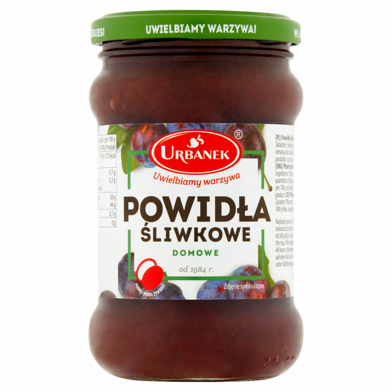 Zdjęcia - Urbanek Powidła śliwkowe domowe 330 g