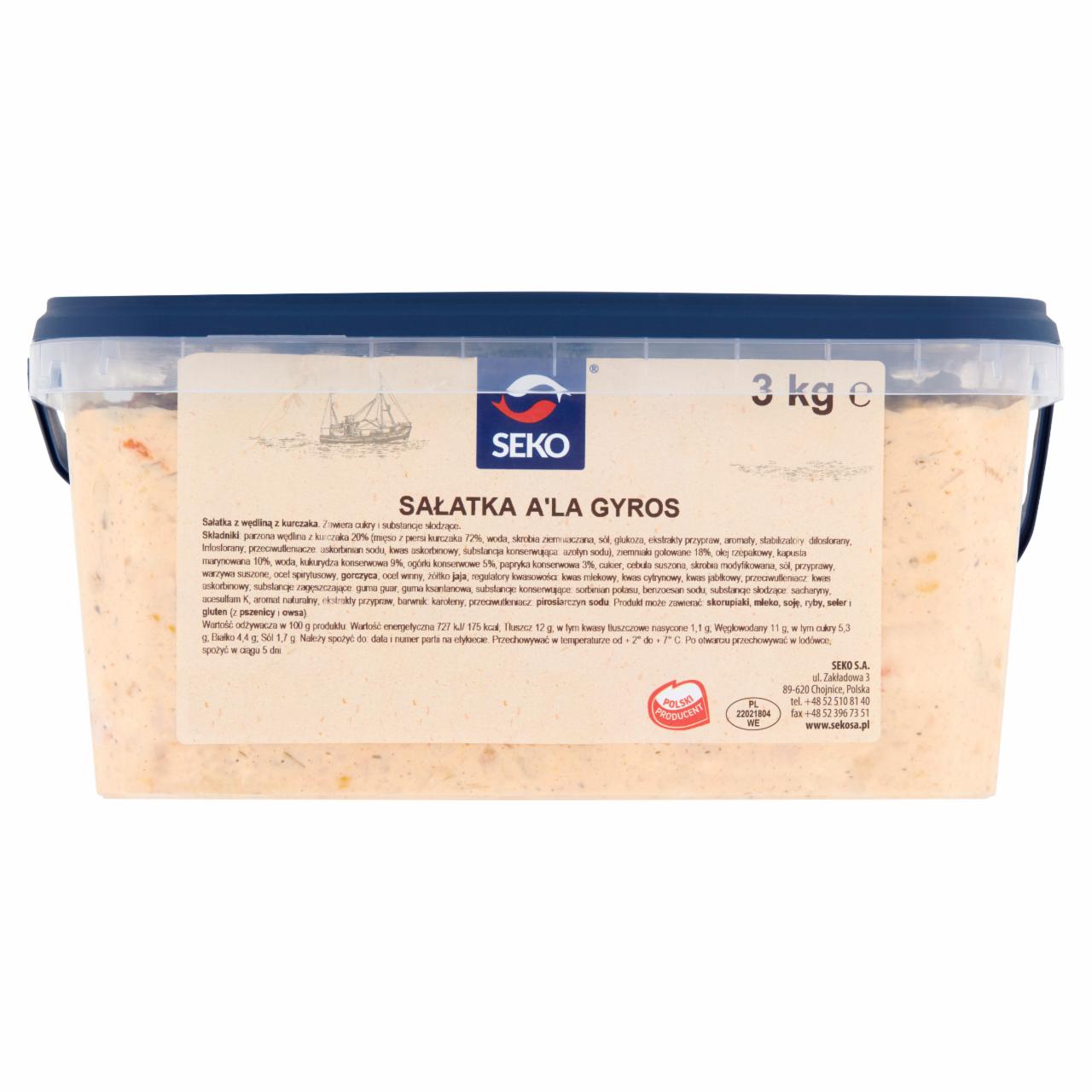 Zdjęcia - Seko Sałatka a'la gyros 3 kg