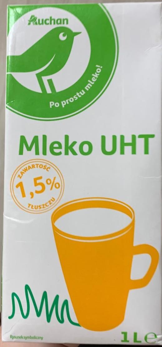 Zdjęcia - Mleko UHT 1,5% Auchan