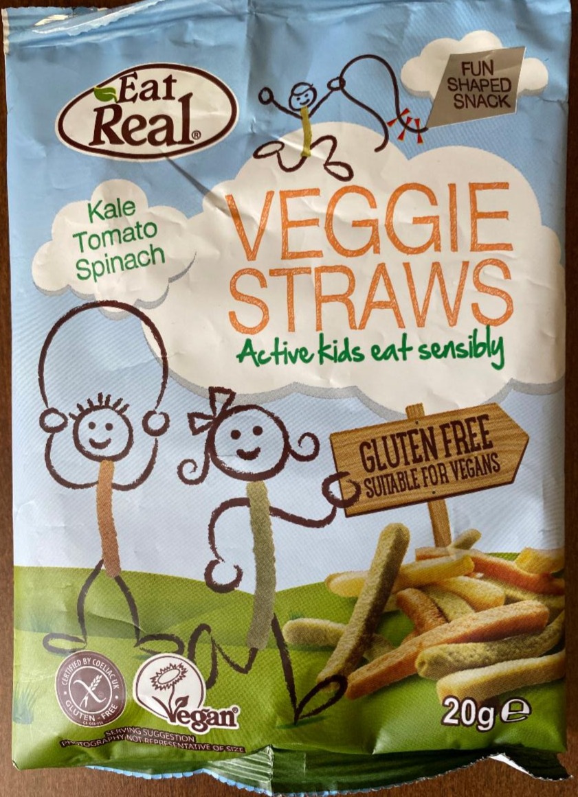 Zdjęcia - Veggie straws. ziemniaczane paluszki o smaku warzywnym eat real