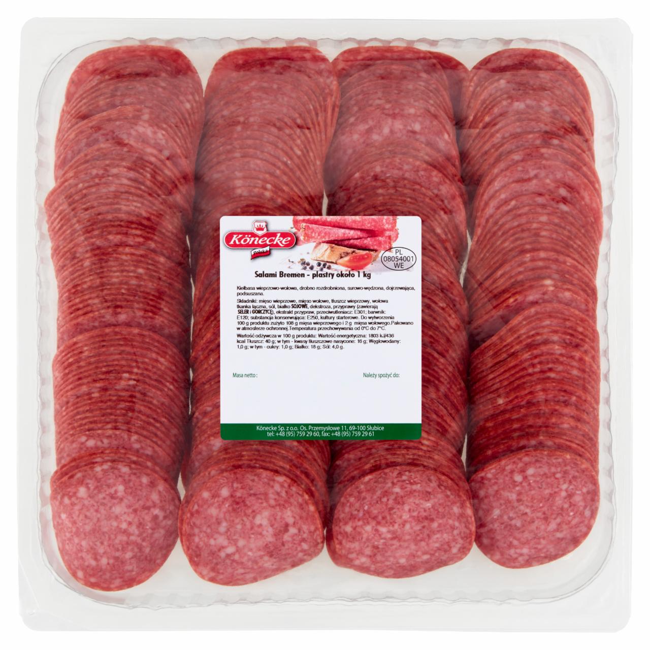 Zdjęcia - Könecke Salami Bremen plastry