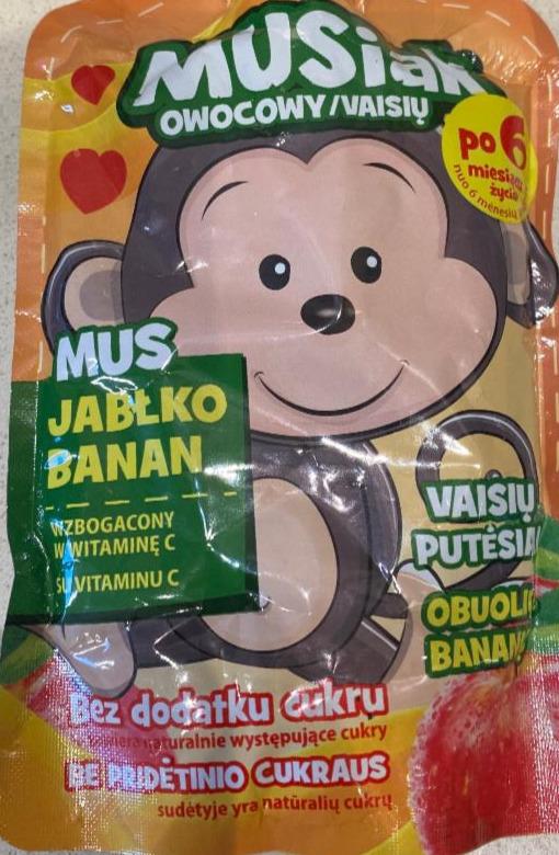 Zdjęcia - mus owocowy jabłko banan Musiak