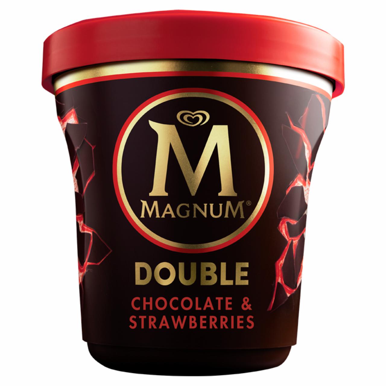 Zdjęcia - Magnum Double Chocolate & Strawberries Lody 440 ml
