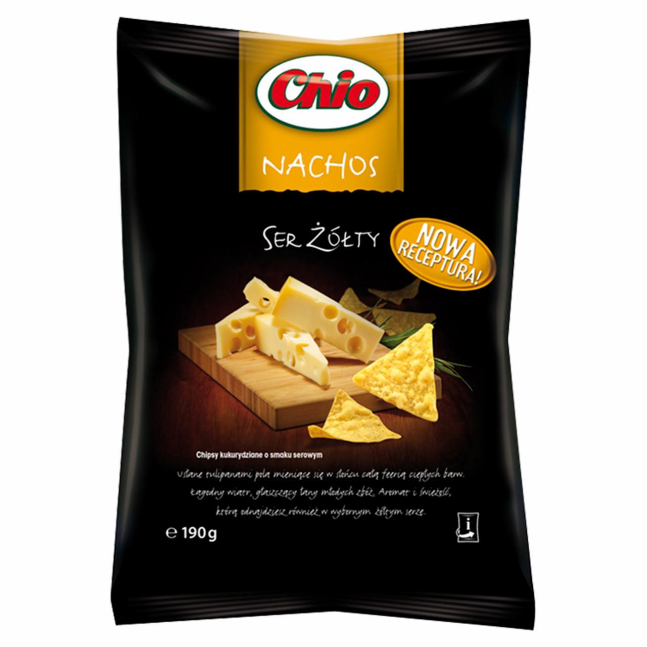 Zdjęcia - Chio Nachos Ser Żółty Chipsy kukurydziane 190 g