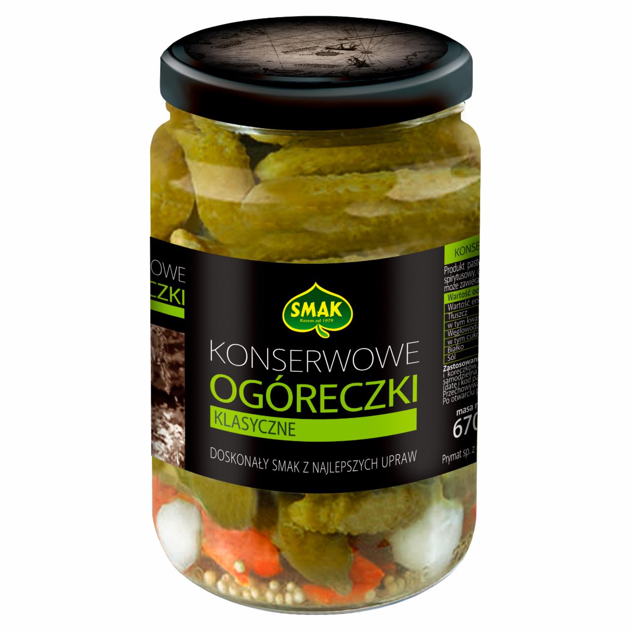 Zdjęcia - Smak Ogóreczki konserwowe klasyczne 670 g