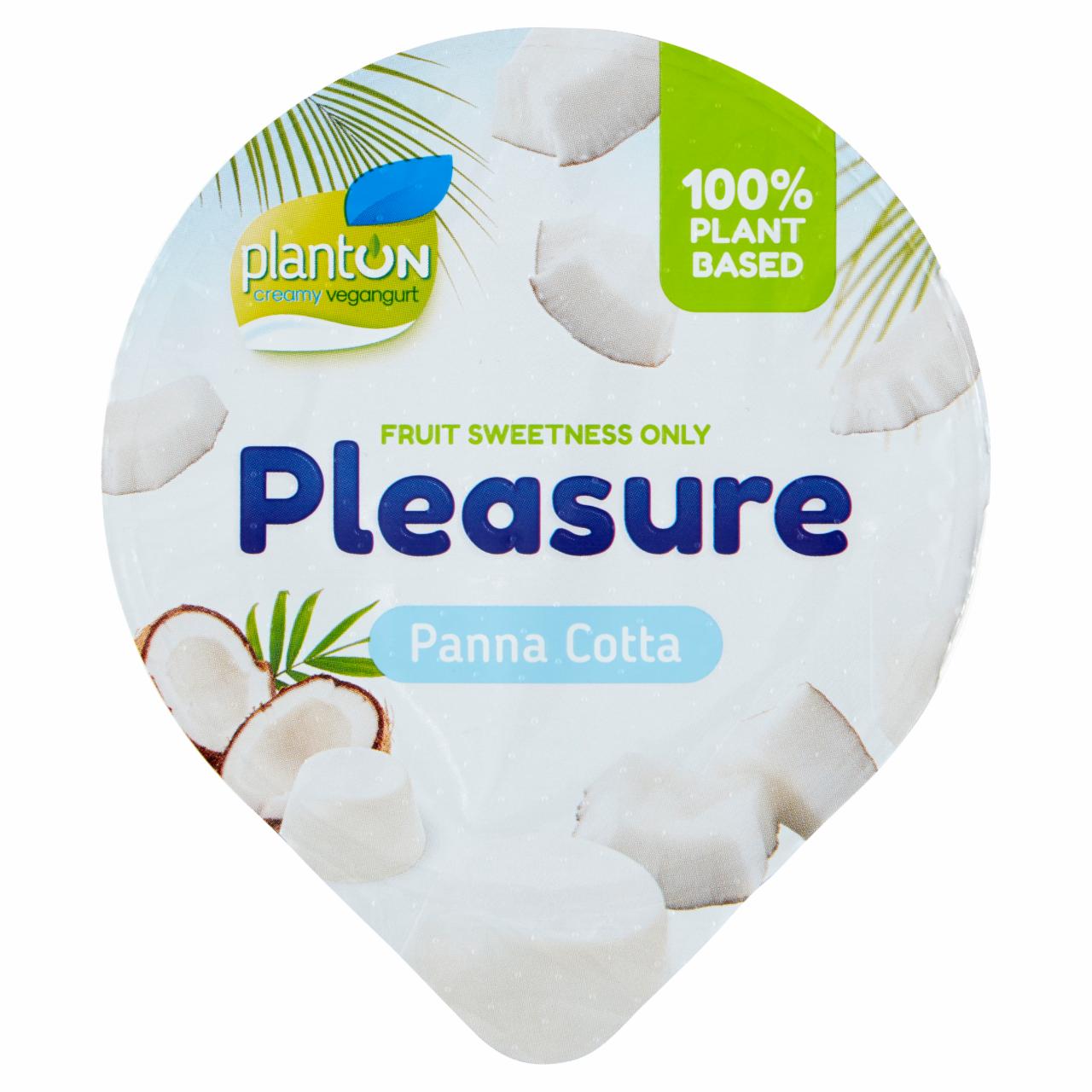 Zdjęcia - Planton Pleasure Kremowy kokosowy vegangurt panna cotta 130 g