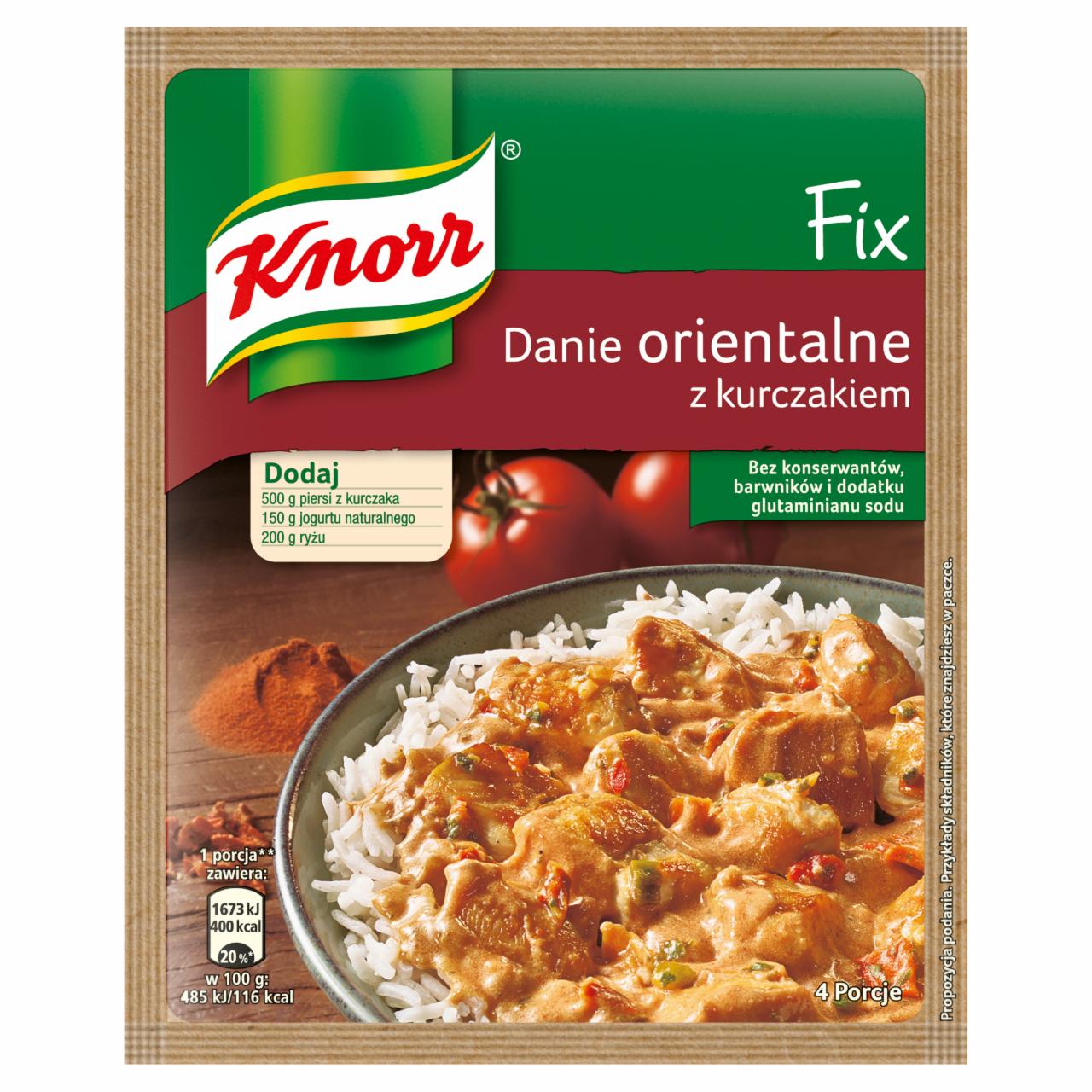 Zdjęcia - Knorr Fix danie orientalne z kurczakiem 48 g