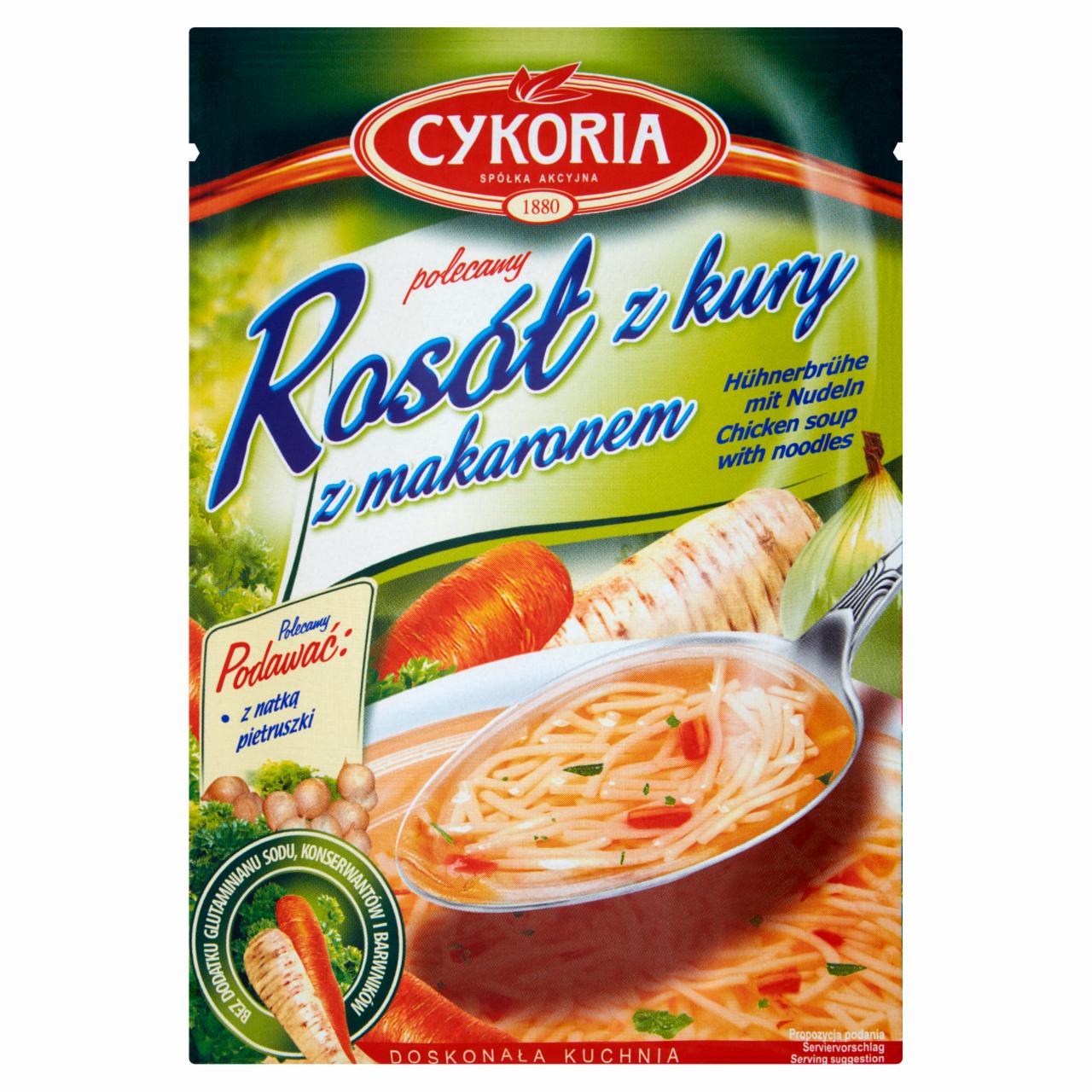 Zdjęcia - Cykoria Rosół z kury z makaronem 50 g