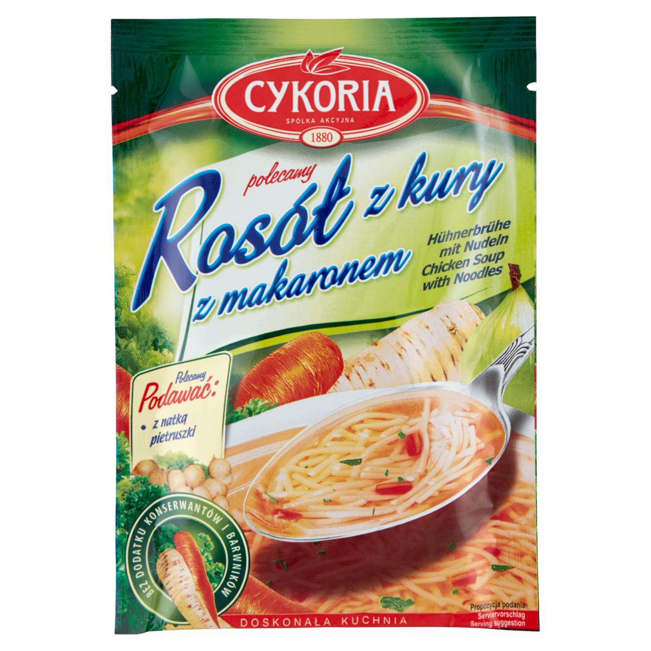 Zdjęcia - Cykoria Rosół z kury z makaronem 50 g