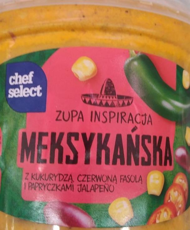 Zdjęcia - Zupa meksykańska z kukurydzą czerwoną fasolą i papryczkami Jalapeno chef select