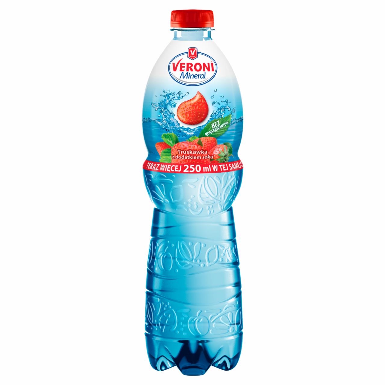 Zdjęcia - Truskawka z dodatkiem soku Veroni Mineral