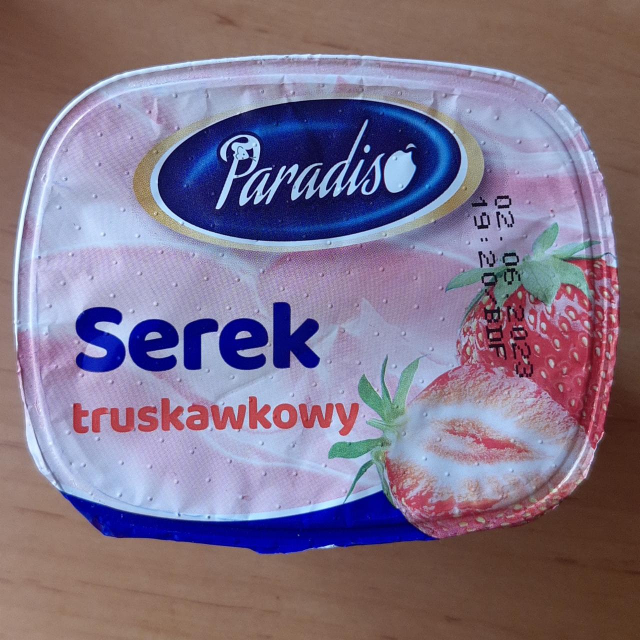 Zdjęcia - Serek truskawkowy Paradiso