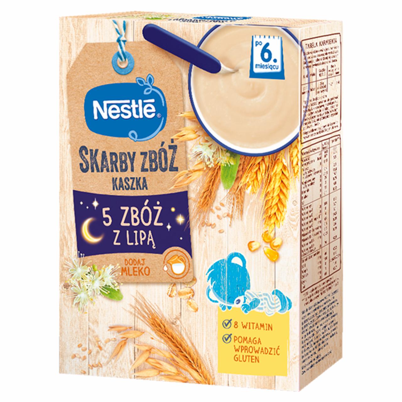 Zdjęcia - Nestlé Skarby Zbóż Kaszka 5 zbóż z lipą dla niemowląt po 6. miesiącu 250 g