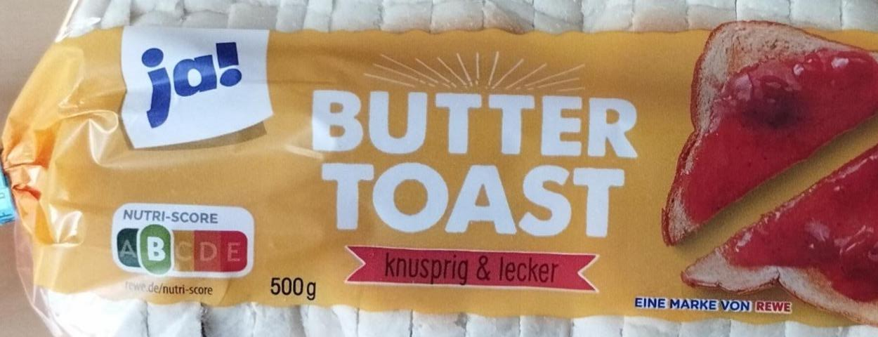 Zdjęcia - Butter toast knusprig & lecker Ja!