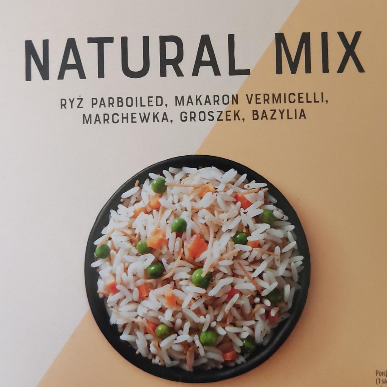 Zdjęcia - Natural Mix ryż parboiled makaron vermicelli marchewka groszek bazylia Plony natury