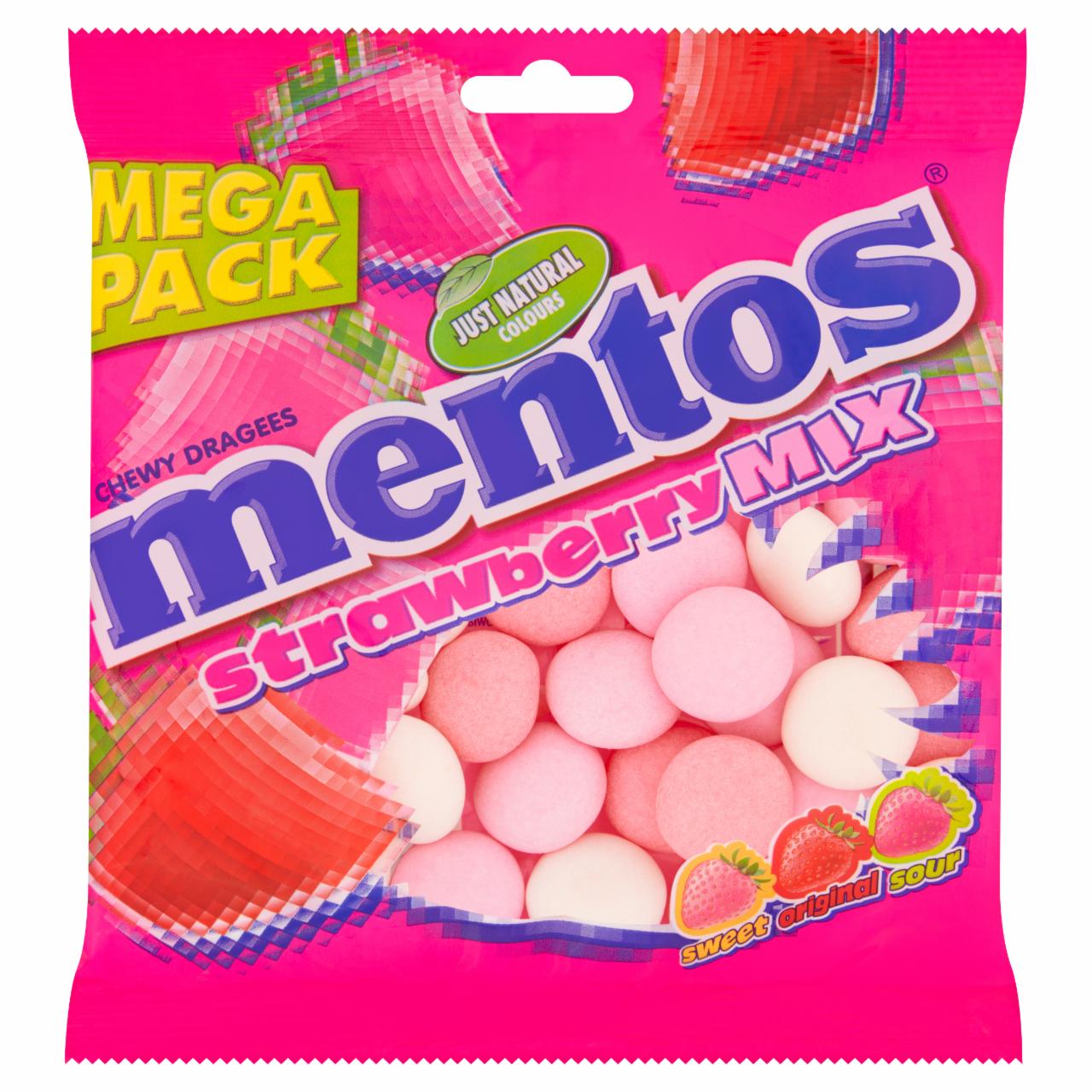 Zdjęcia - Mentos Strawberry Mix Cukierki do żucia 135 g