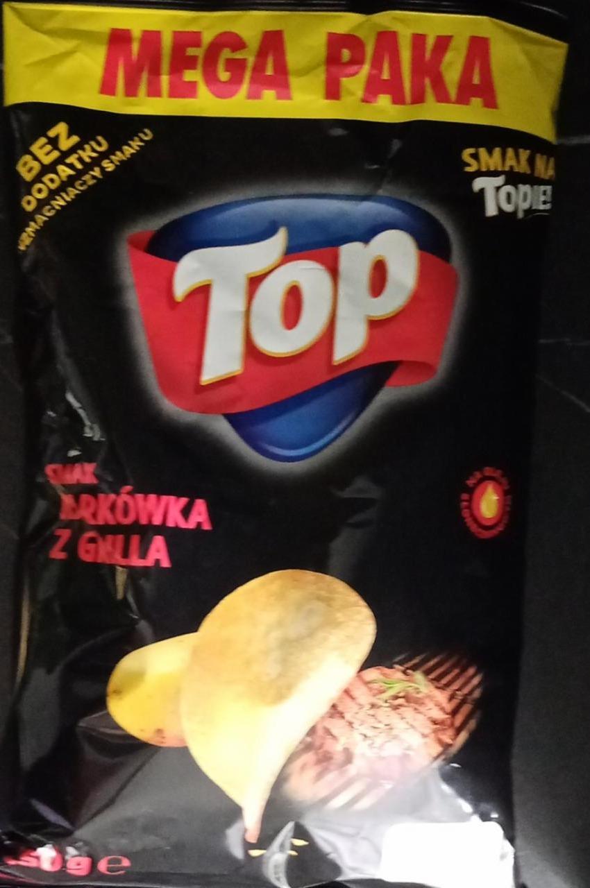 Zdjęcia - Chipsy ziemniaczane o smaku karkówki z grilla TOP