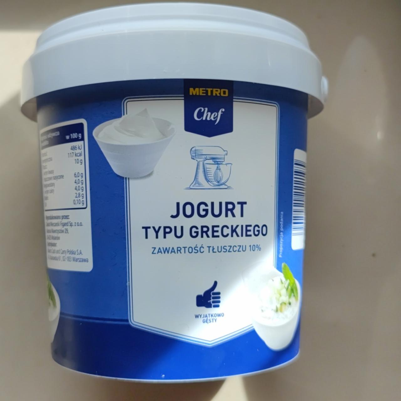 Zdjęcia - Jogurt typu greckiego Metro Chef
