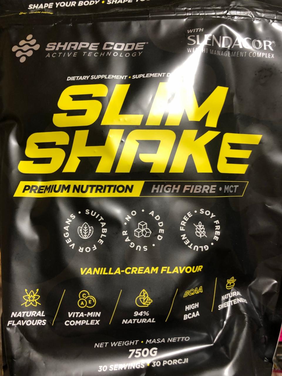 Zdjęcia - Slim Shake Vanilla-Cream flavour Shape Code
