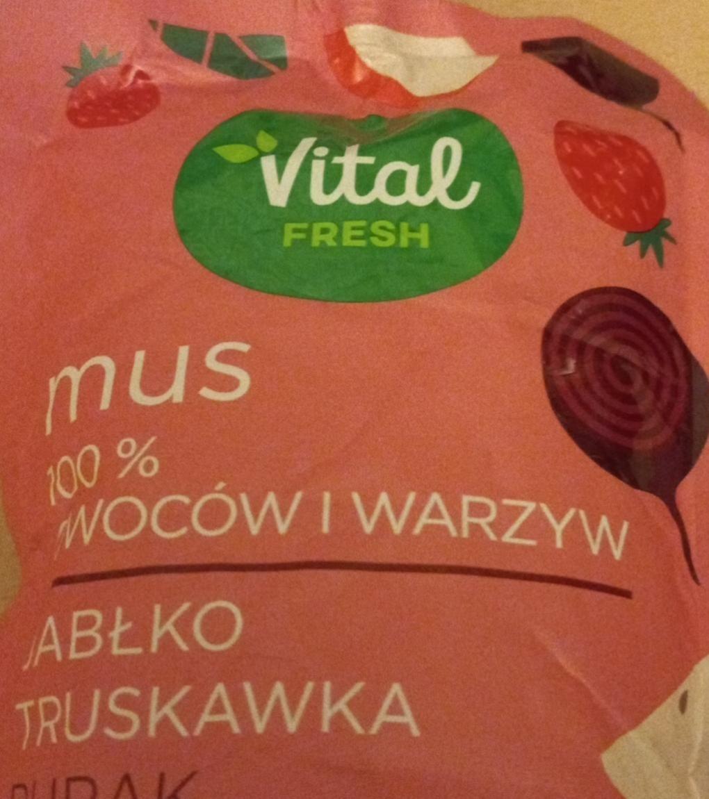 Zdjęcia - Mus jabłko truskawka burak Vital Fresh