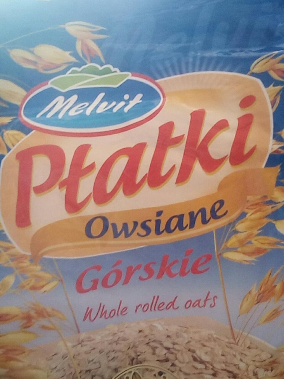 Zdjęcia - Melvit Płatki owsiane górskie 2 kg