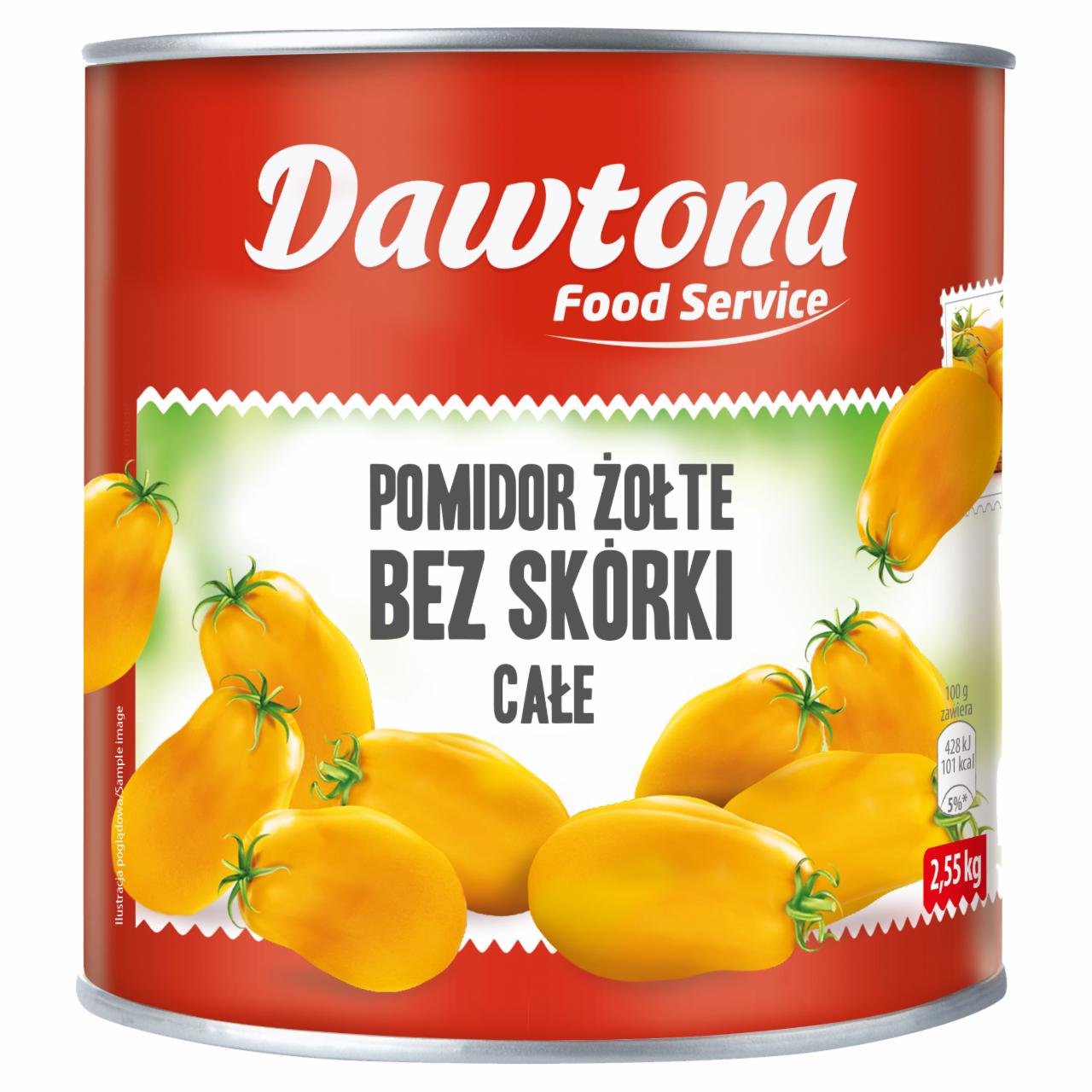 Zdjęcia - Dawtona Food Service Pomidory żółte całe bez skórki 2,55 kg