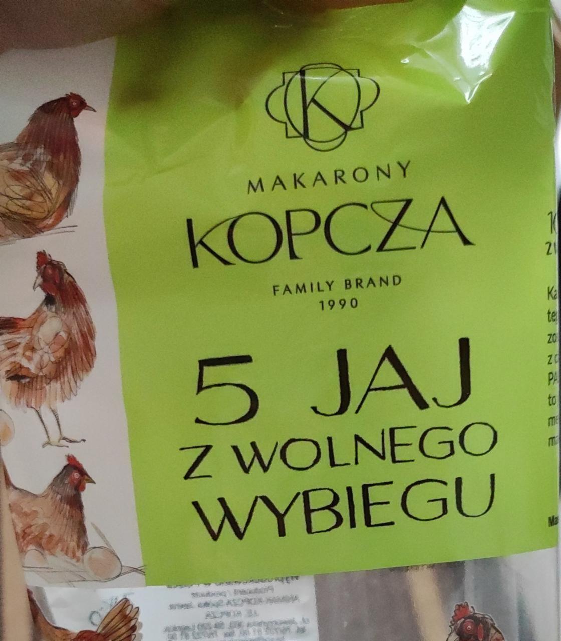 Zdjęcia - Makaron 5 jaj z wolnego wybiegu Kopcza