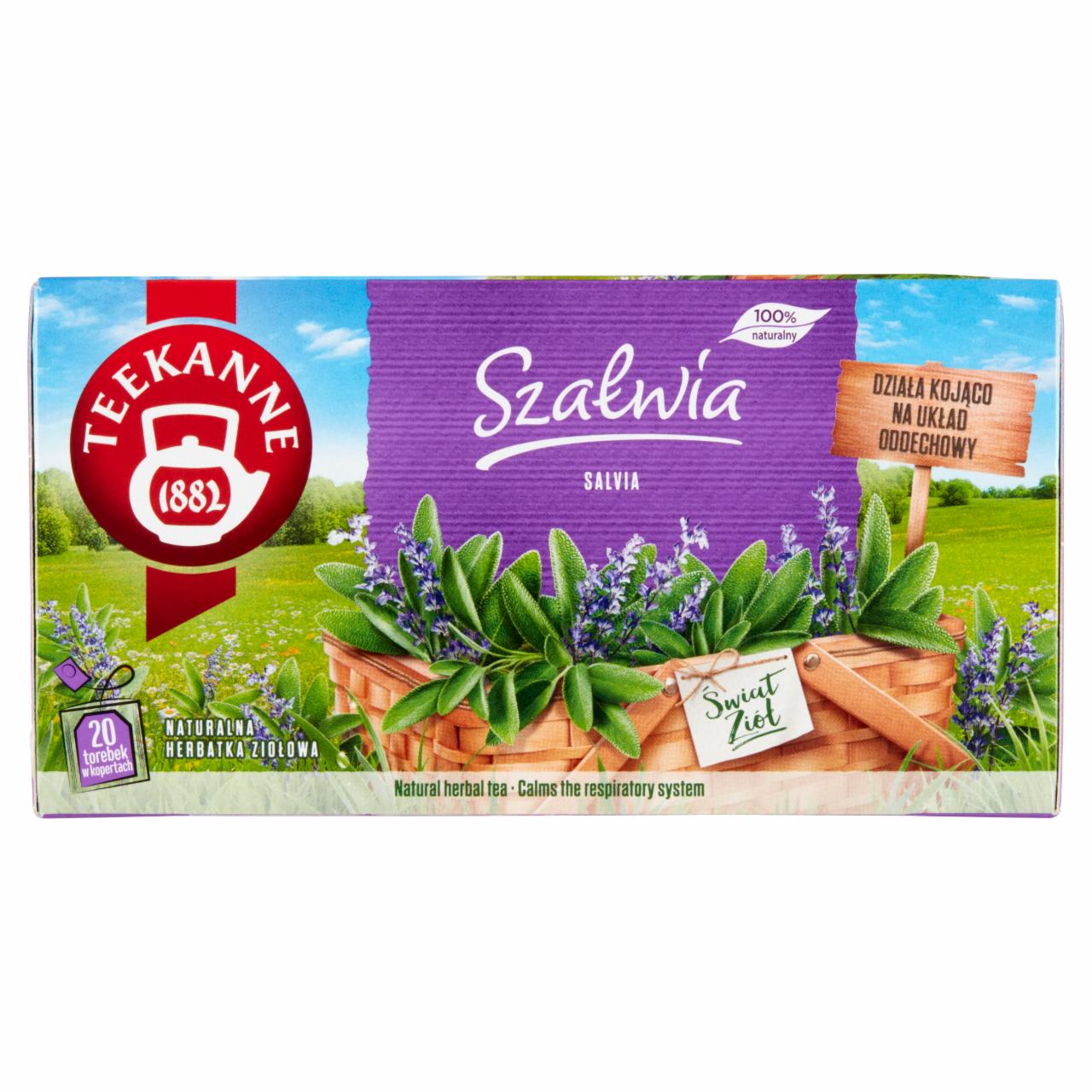 Zdjęcia - Teekanne Świat Ziół Naturalna herbatka ziołowa szałwia 30 g (20 x 1,5 g)