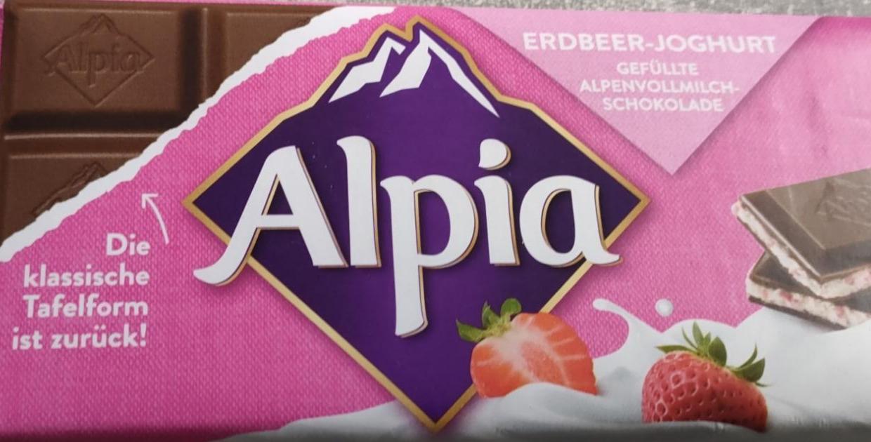 Zdjęcia - Alpia Erdbeer Joghurt