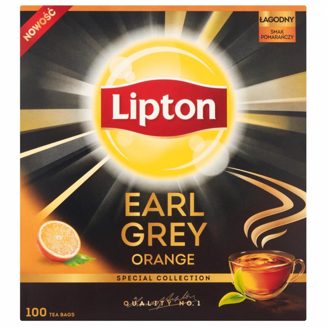 Zdjęcia - Earl Grey Orange Herbata czarna aromatyzowana Lipton