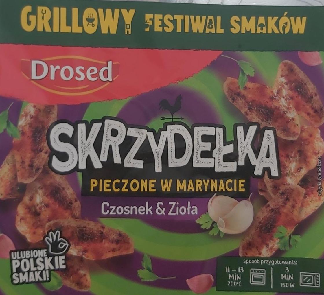 Zdjęcia - skrzydełka pieczone w marynacie czosnek & zioła Drosed