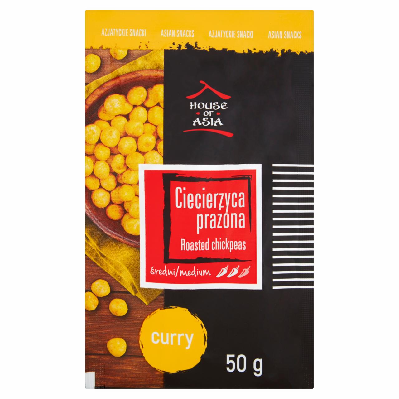 Zdjęcia - House of Asia Ciecierzyca prażona curry 50 g