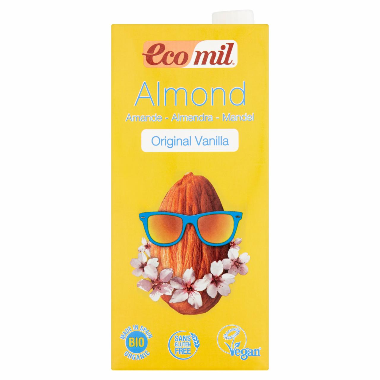 Zdjęcia - EcoMil Napój migdałowy o smaku waniliowym1 l