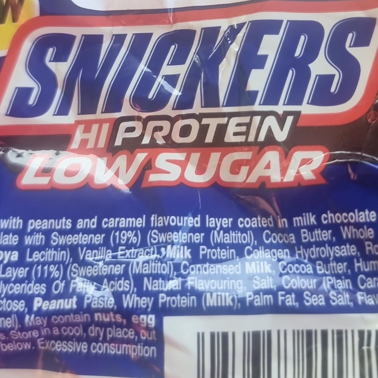 Zdjęcia - Hiprotein low sugar Snickers