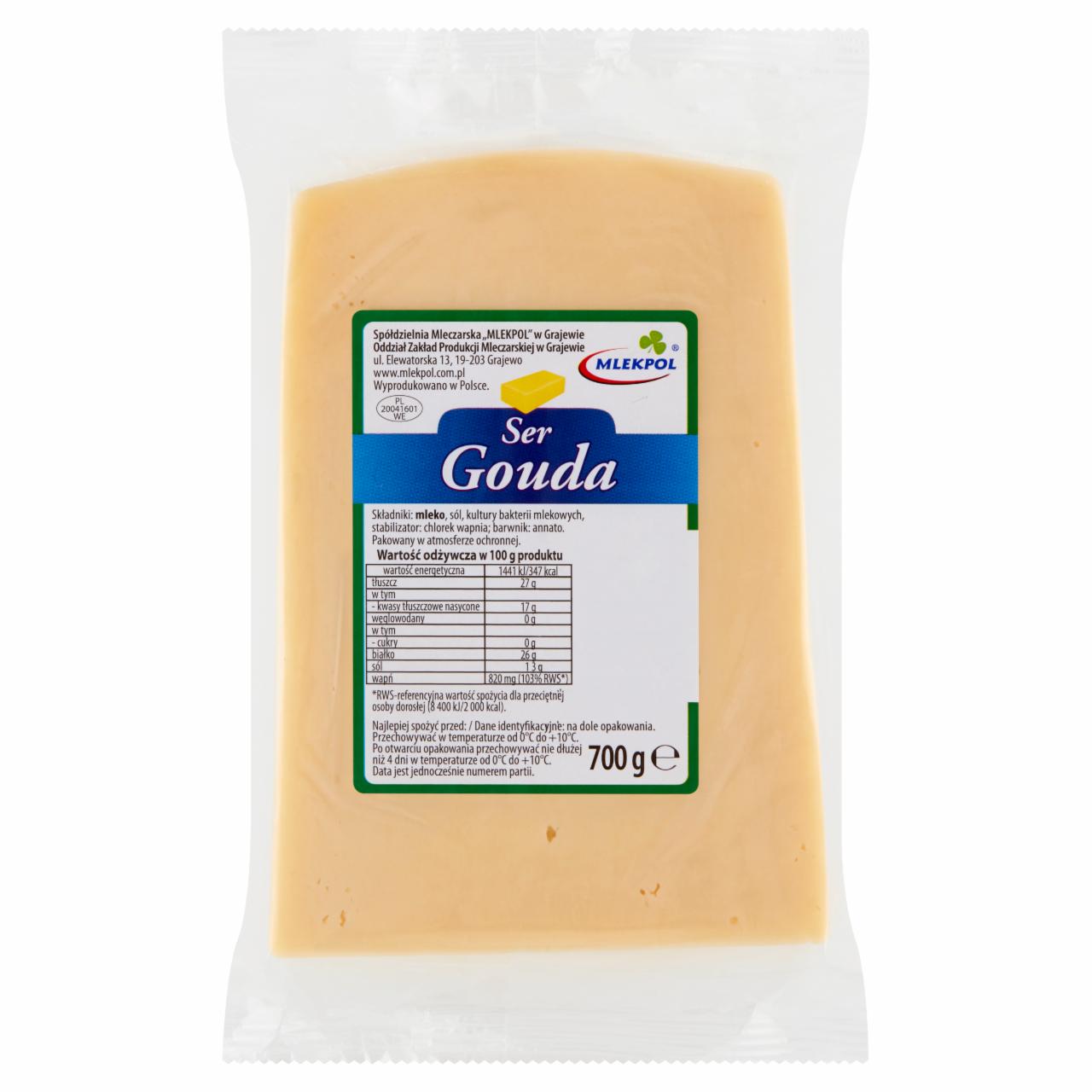 Zdjęcia - Mlekpol Ser Gouda 700 g