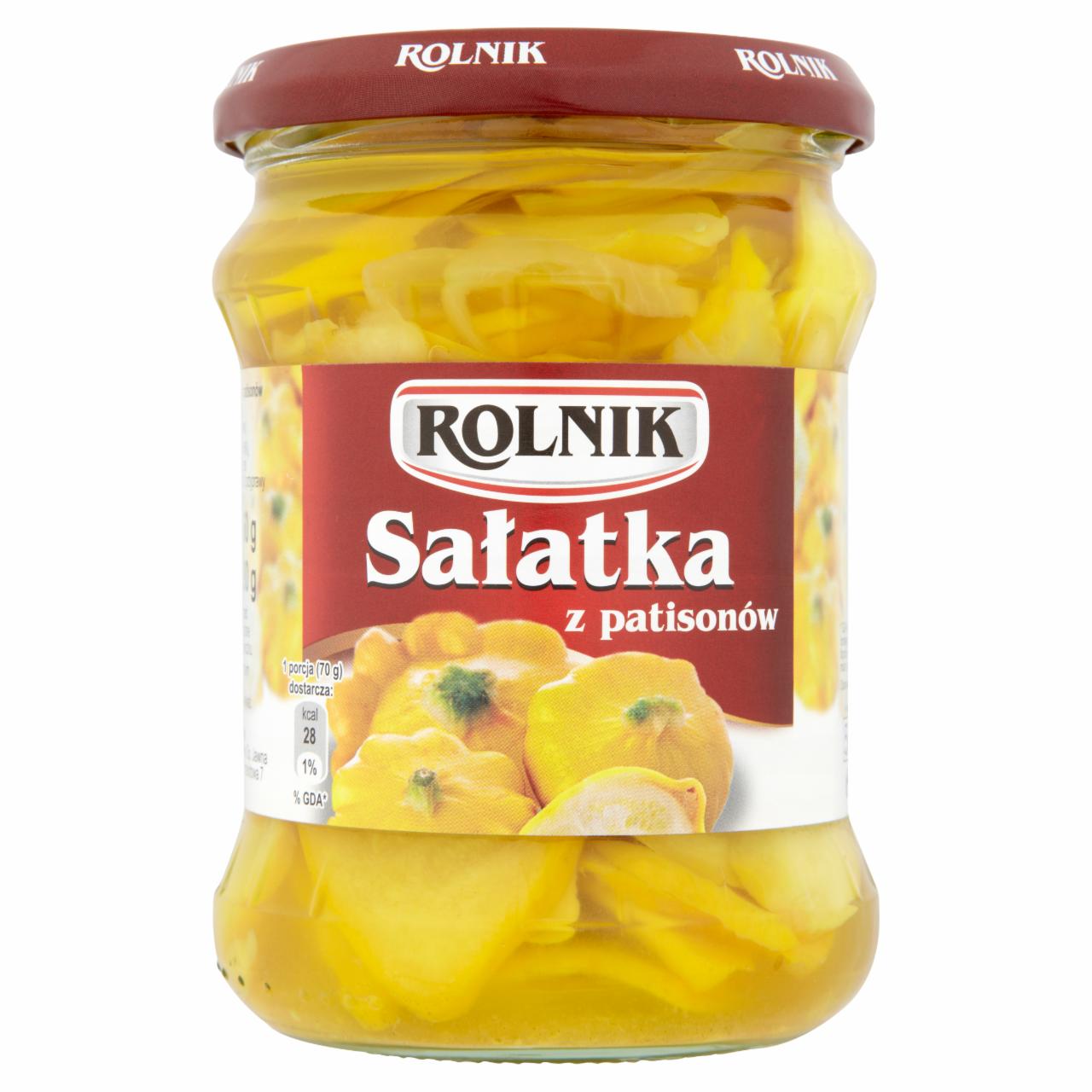 Zdjęcia - Rolnik Sałatka z patisonów 460 g