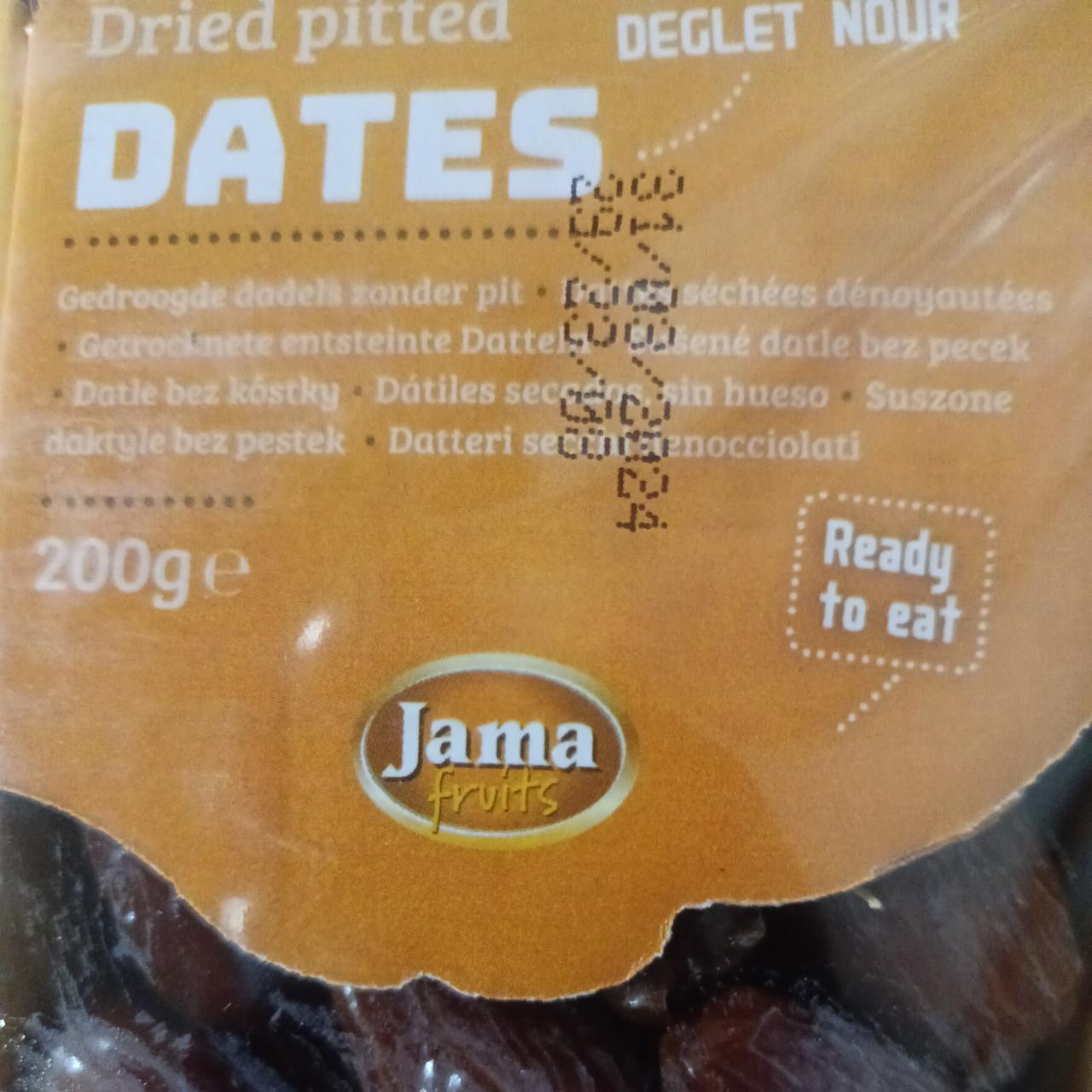 Zdjęcia - Daktyle suszone bez pestek Jama fruits