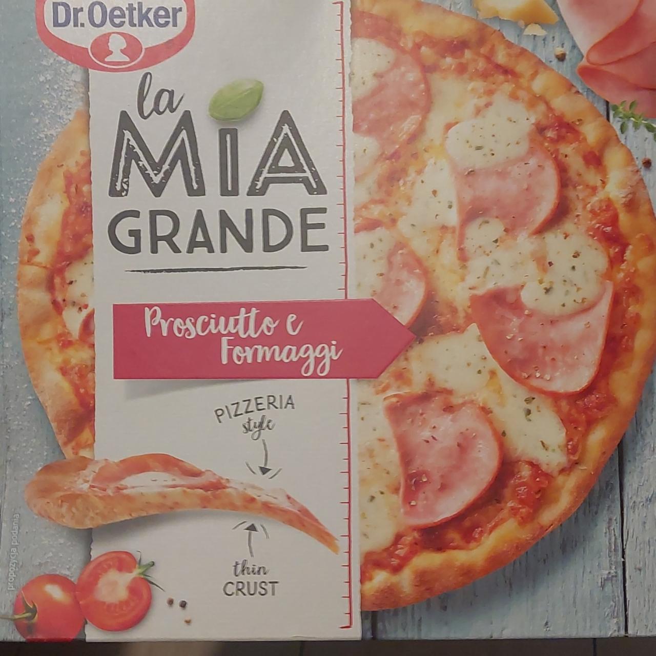 Zdjęcia - Dr. Oetker La Mia Grande Pizza Prosciutto e Formaggi 400 g