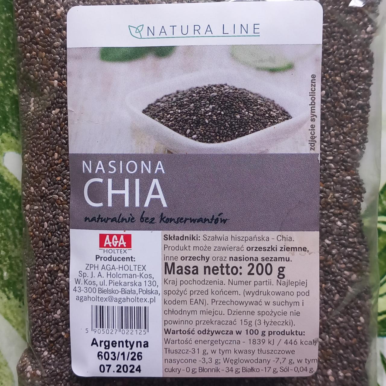 Zdjęcia - Nasiona chia Natura line