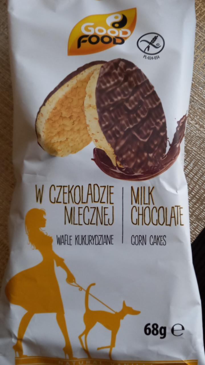 Zdjęcia - Wafle kukurydziane w czekoladzie mlecznej good food