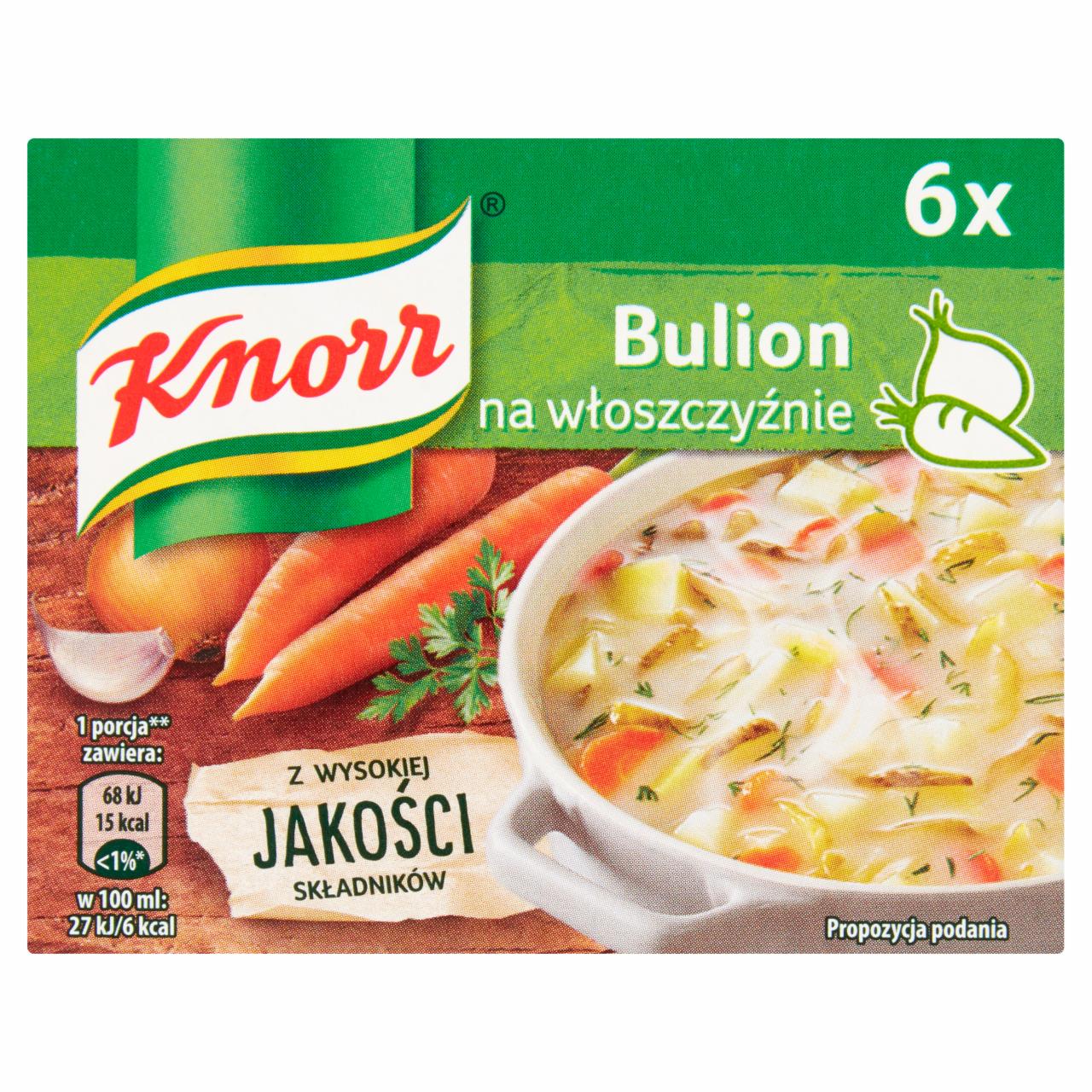 Zdjęcia - Knorr Bulion warzywny 60 g (6 x 10 g)