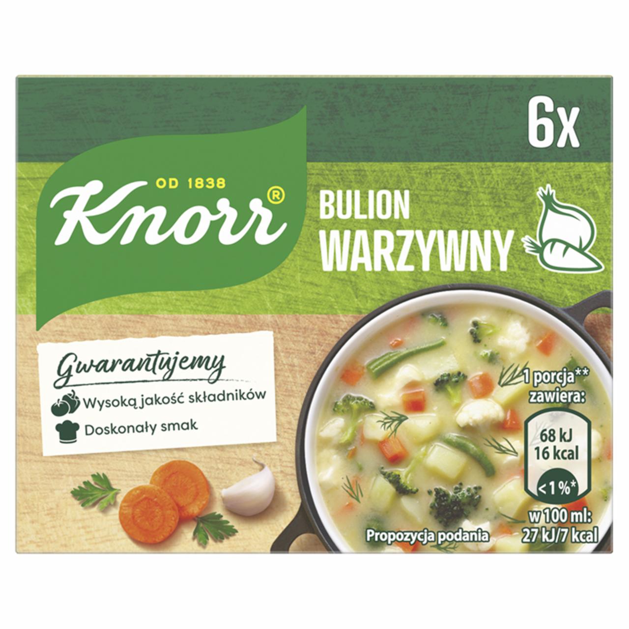 Zdjęcia - Knorr Bulion warzywny 60 g (6 x 10 g)