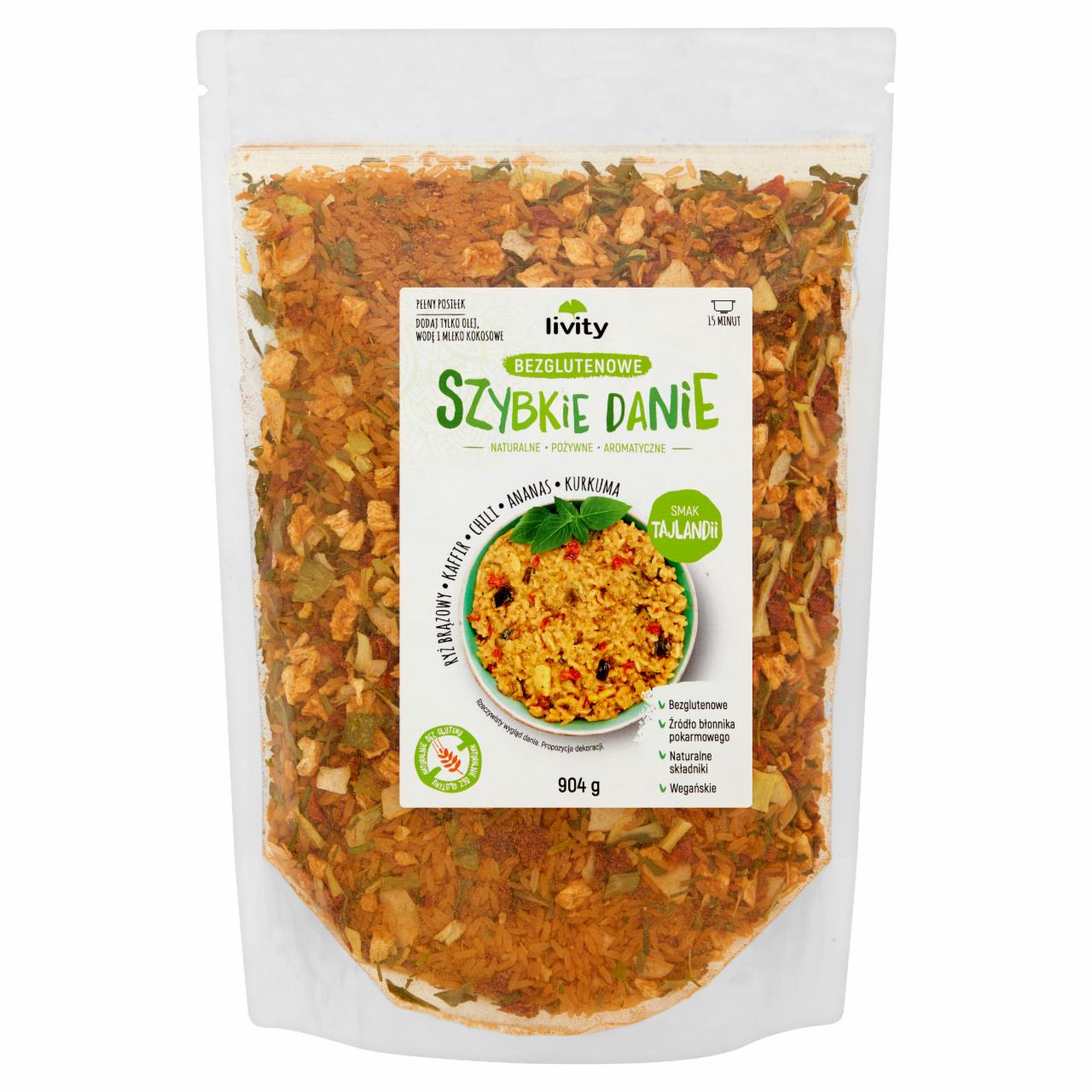 Zdjęcia - Livity Szybkie danie bezglutenowe smak Tajlandii 904 g