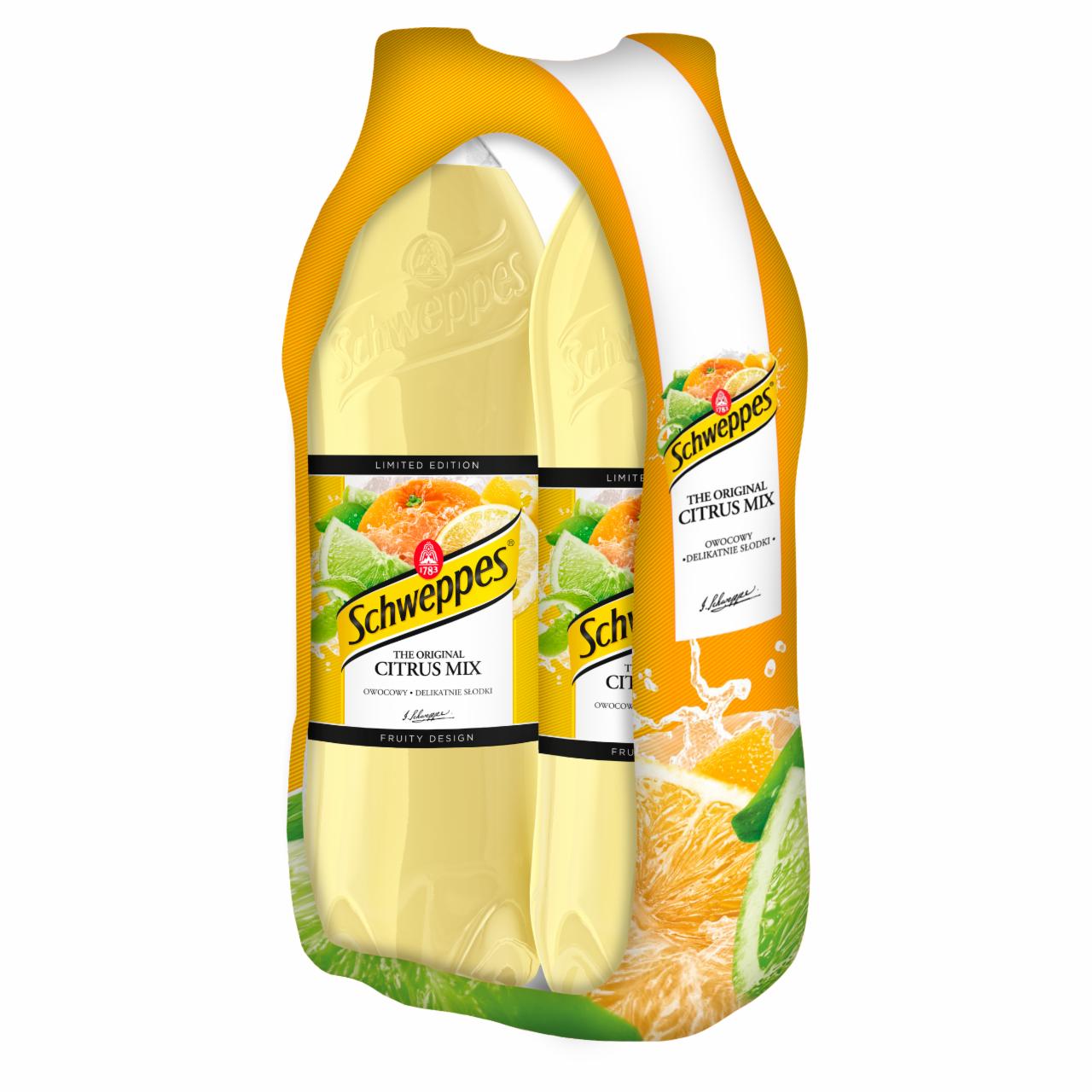Zdjęcia - Schweppes Citrus Mix Napój gazowany 2 x 1,4 l