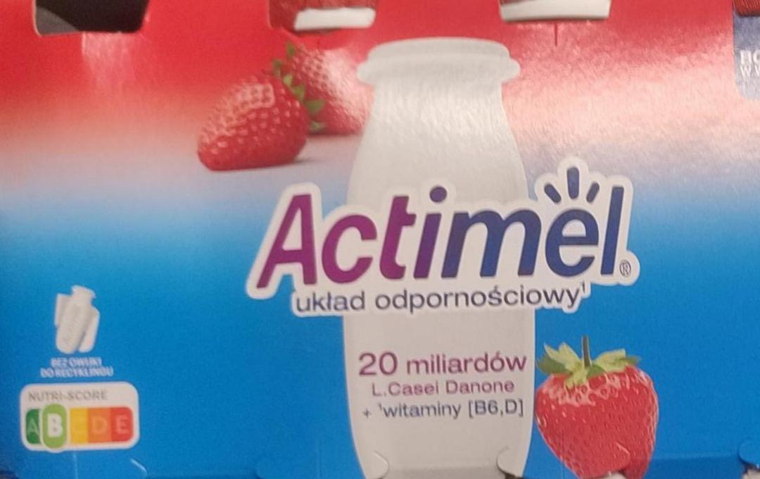 Zdjęcia - Mleko fermentowane o smaku truskawkowym Actimel