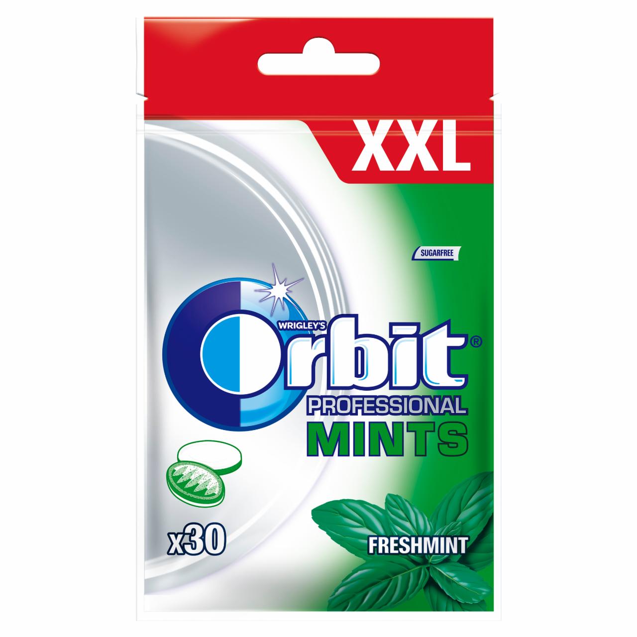Zdjęcia - Orbit Professional Mints Freshmint XXL Miętusy bez cukru 30 g (30 miętusów)