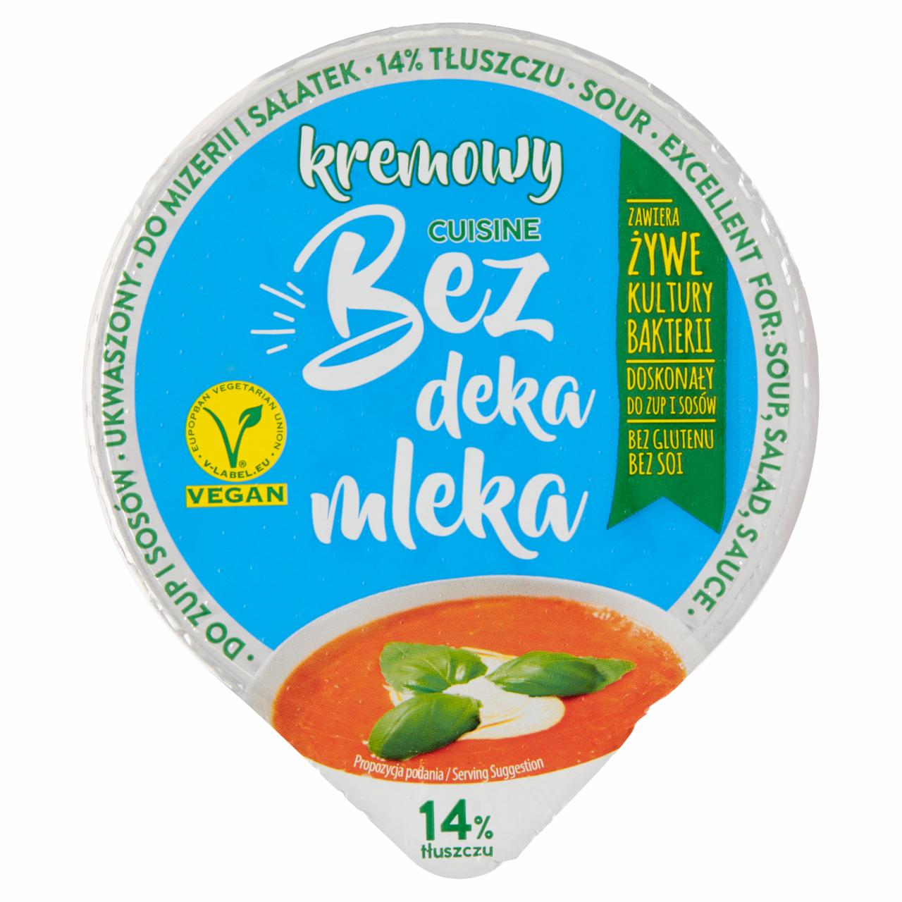 Zdjęcia - Bez deka mleka Kremowy produkt 14% tłuszczu 200 g