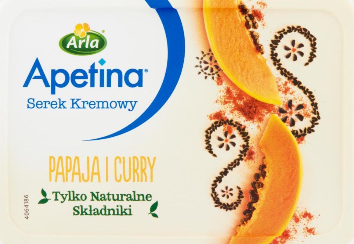 Zdjęcia - Arla Apetina Serek kremowy papaja i curry 125 g