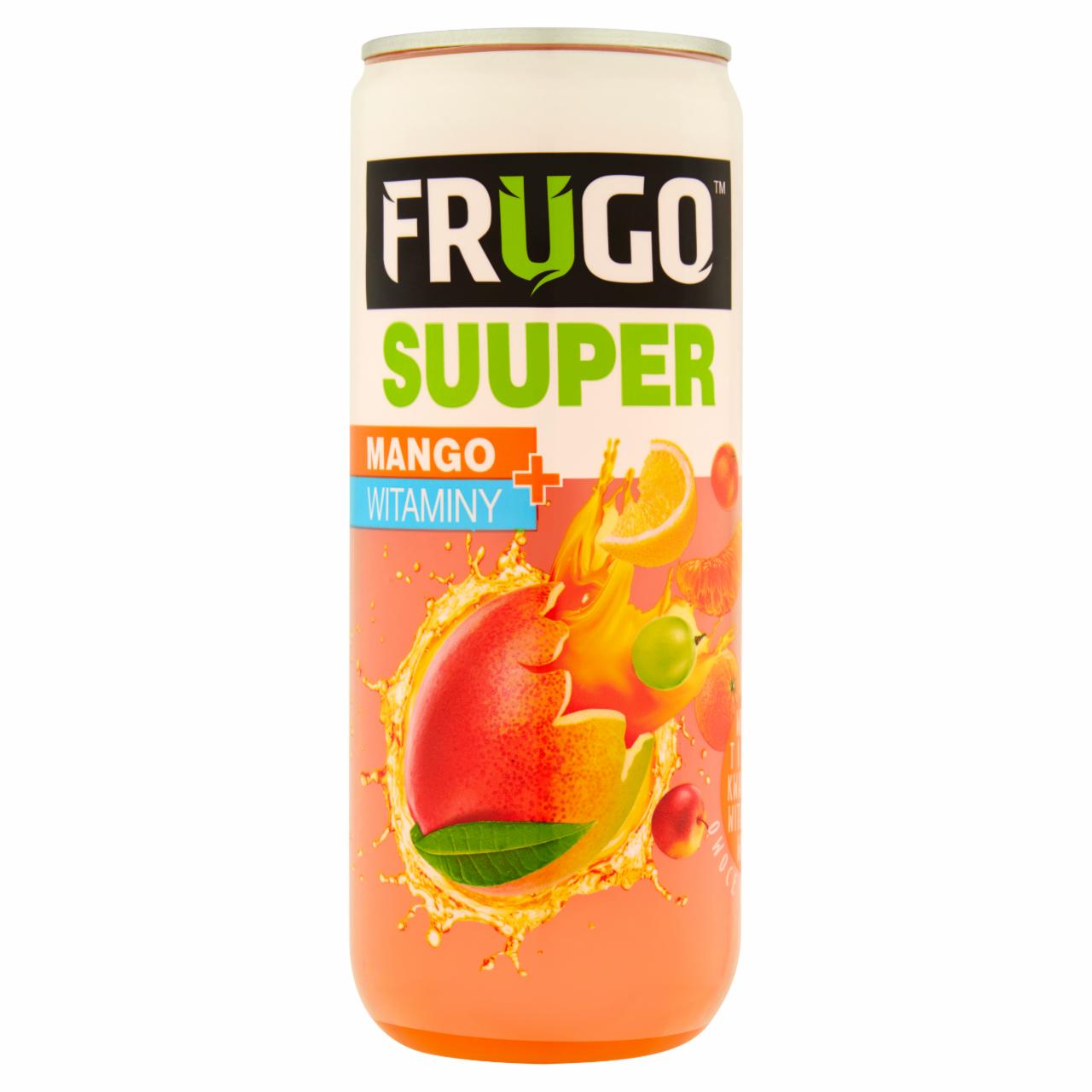 Zdjęcia - Frugo Suuper Mango + witaminy Napój wieloowocowy niegazowany 315 ml